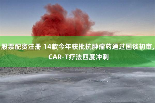 股票配资注册 14款今年获批抗肿瘤药通过国谈初审, CAR-T疗法四度冲刺