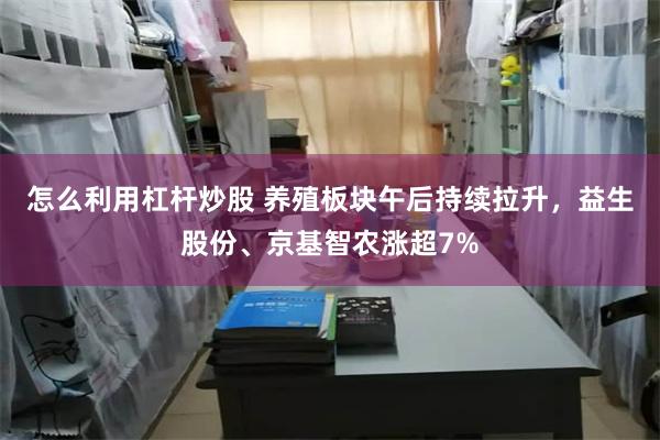 怎么利用杠杆炒股 养殖板块午后持续拉升，益生股份、京基智农涨超7%